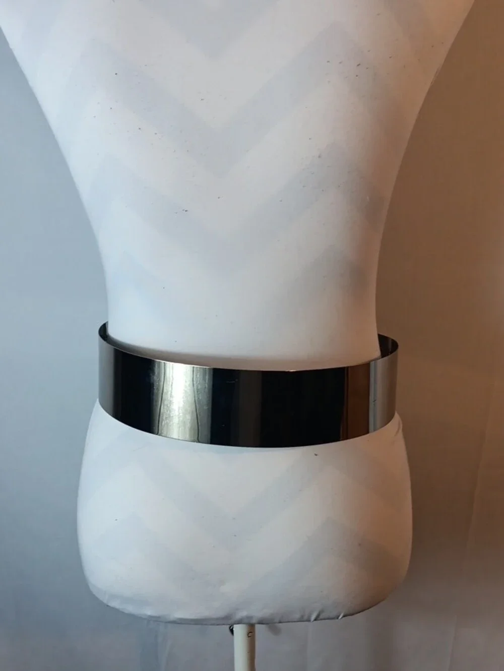 Silver Metal Chain Waist Belt - Women Accessories